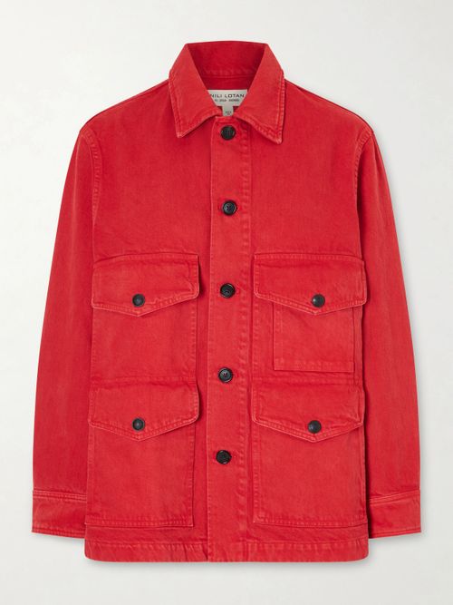 Leroy Denim Jacket - Red