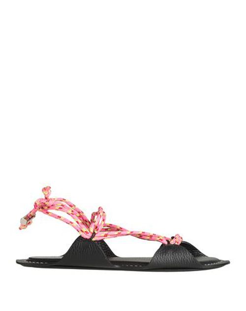 Woman Sandals Black Size 11 Leather