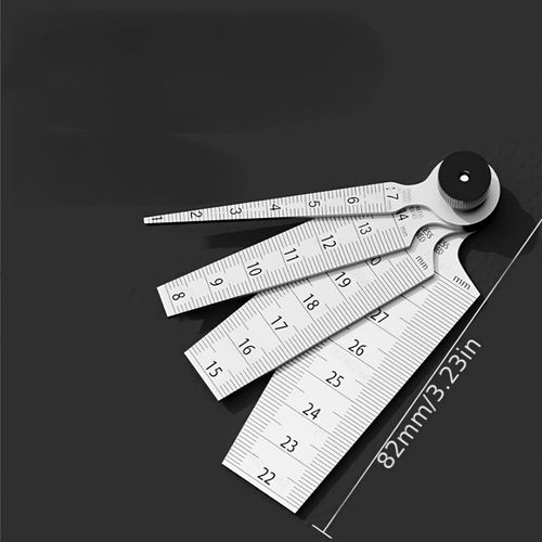 TEMU 2-in-1 Alloy Steel Feeler Gauge Set, Measuring Tool, Metric & Imperial, 1- & 1-, Dual , Uncharged Plug Gauge For Professional Machinist