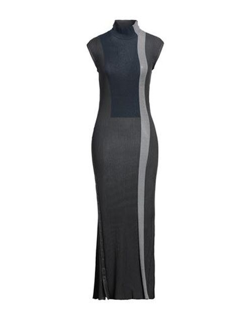 Woman Maxi dress Lead Size 2 Silk, Textile fibers, Viscose, Wool, Mohair wool