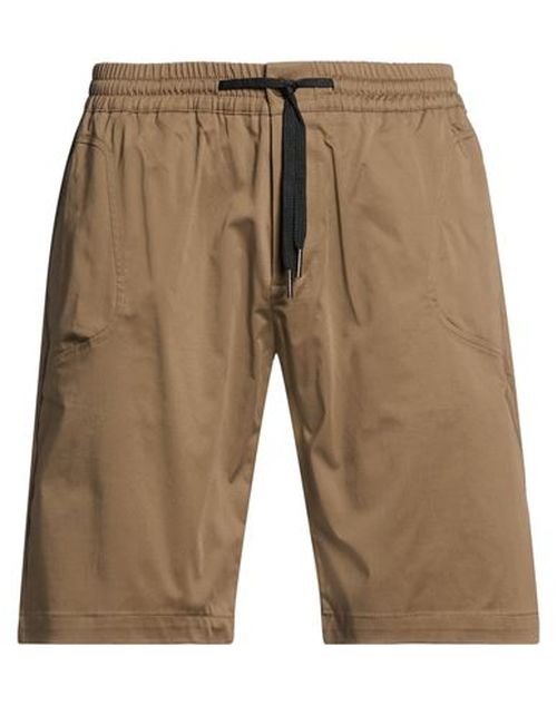 Man Shorts & Bermuda Shorts Khaki Size 30 Cotton, Elastane