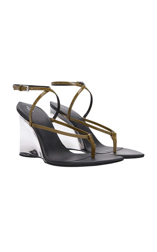 Invisible Patent Leather Thong Sandals - Moda Operandi
