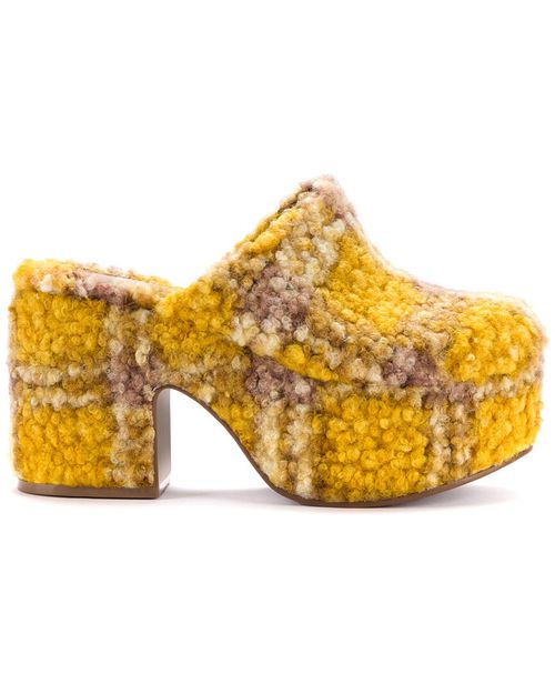 Miso Shearling Platform Clog