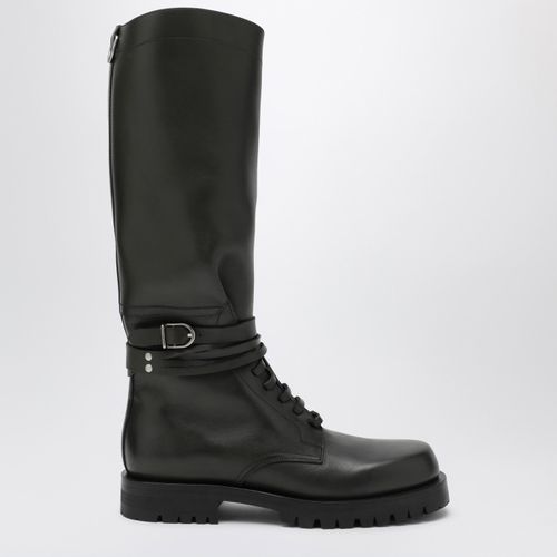 Durazzi Milano Dark Green High Combat Boot
