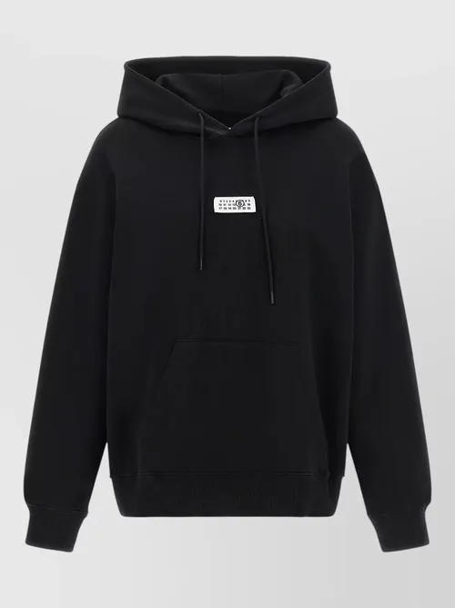 Maison Margiela - numeric signature hooded sweatshirt kangaroo pocket