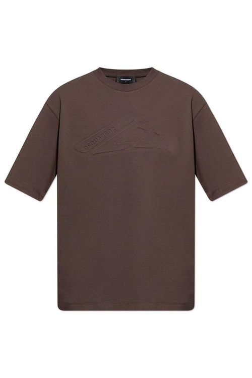 Logo Embossed Crewneck T-shirt