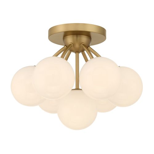 Legacy Brass Semi-Flush Mount from the Lunara Collection