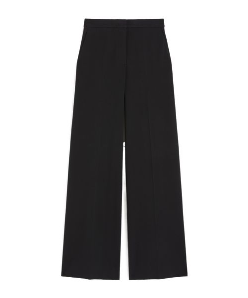 Compact jersey trousers