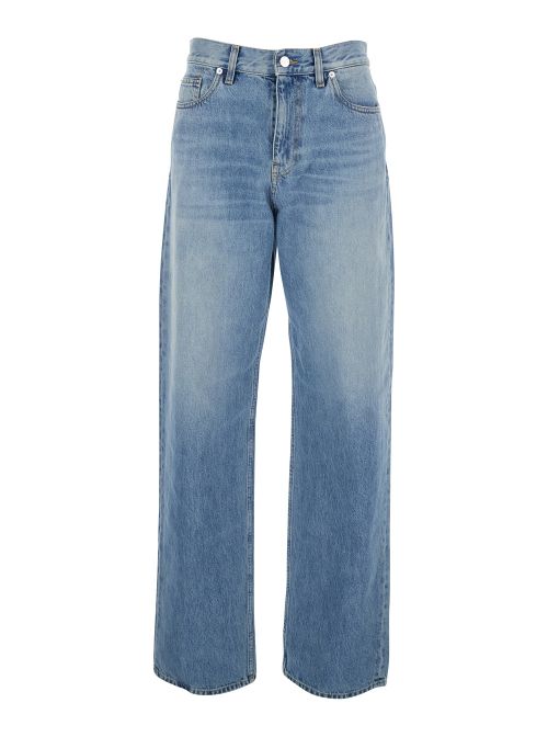 Five-Pocket Denim Jeans — Blue