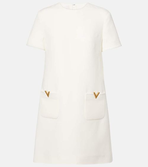 VGold Crepe Couture minidress