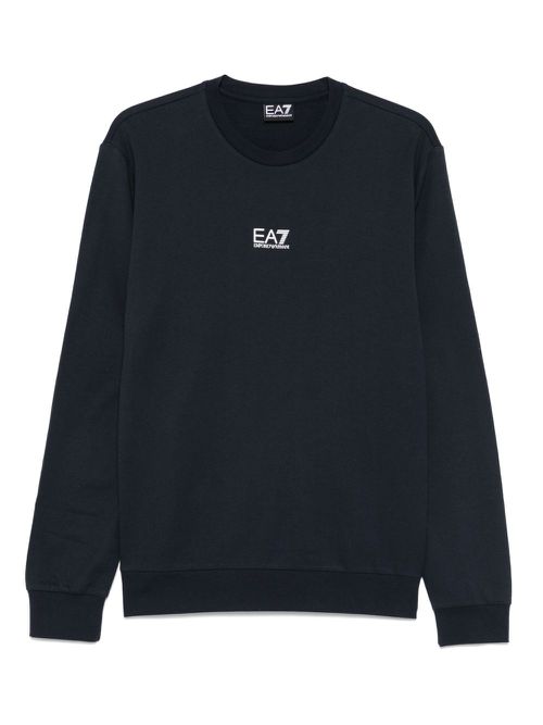 Logo-print sweatshirt - Blue