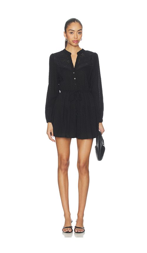 HEARTLOOM Irisa Romper in Black. L. Also in M, S