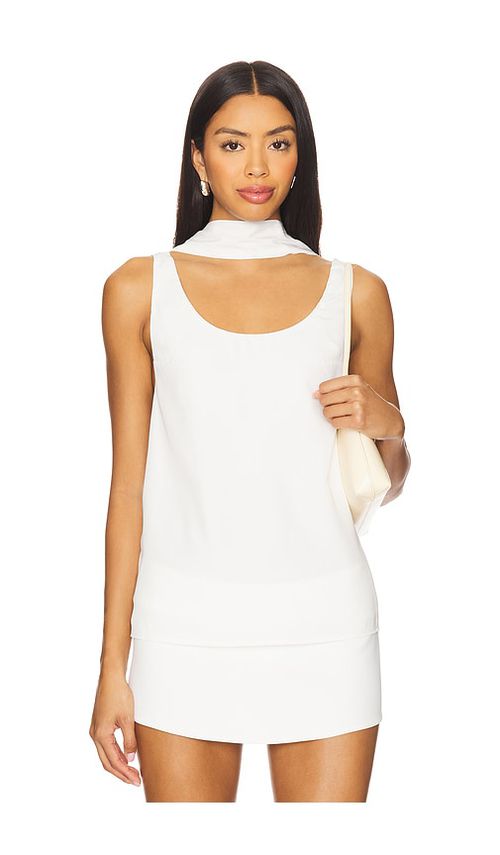 SNDYS Etti Tank Top in White.  XXL. Also in M