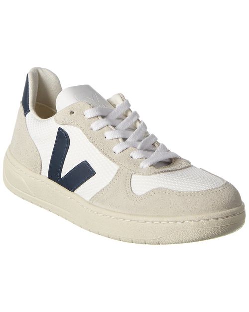 V-10 Suede-Trim Sneaker