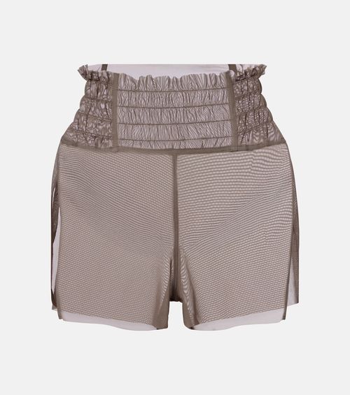 Boxing sheer tulle shorts