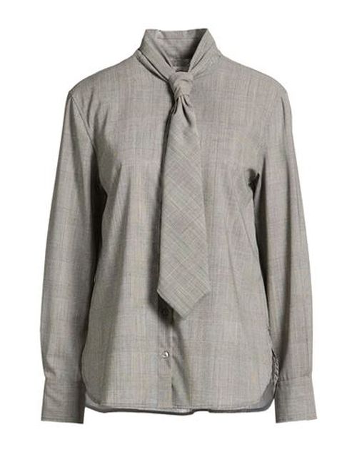 Woman Shirt Grey Size 10 Wool, Polyester, Viscose