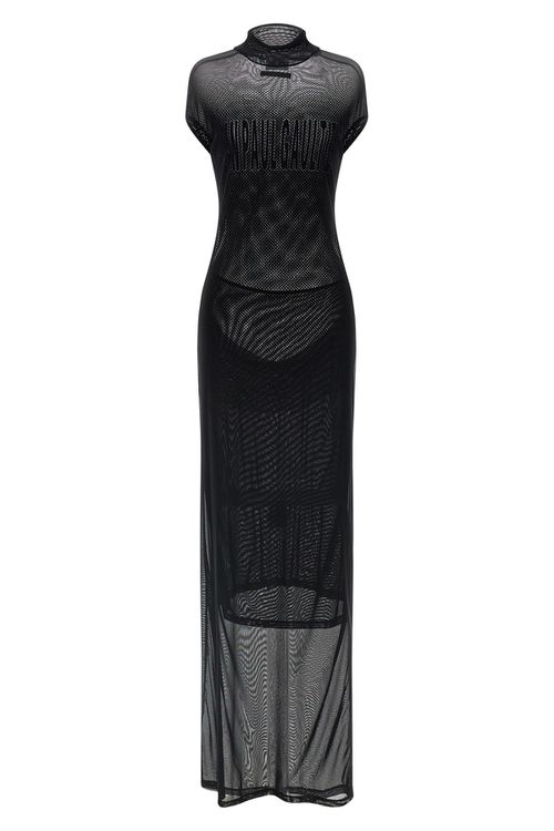 Flocked Dress