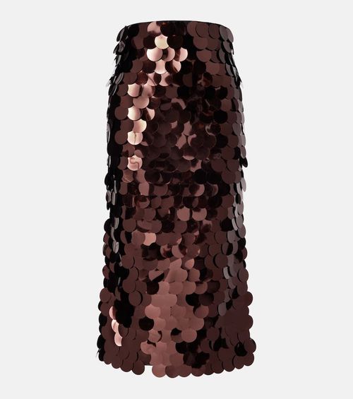 Sequined midi skirt