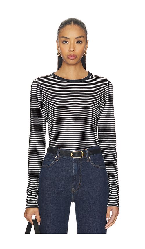 NILI LOTAN Simone Tee in Black,White. - M also in