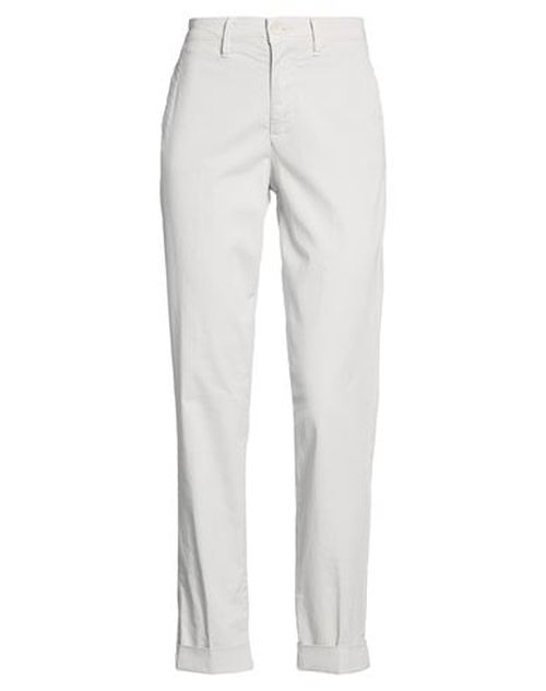 Woman Pants Light grey Size 26 Cotton, Elastane
