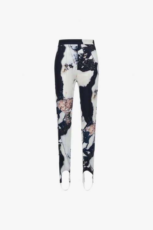 Marble Print Pants
