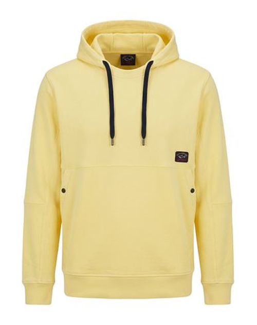 Man Sweatshirt Yellow Size XL Cotton