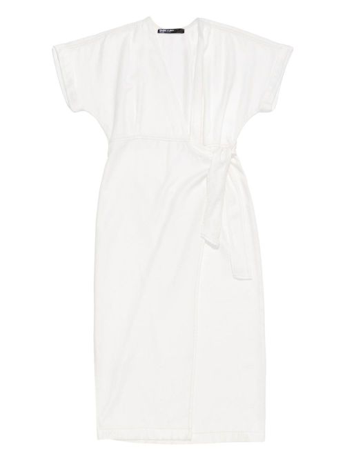 Bimba y Lola wrap-detail dress - White