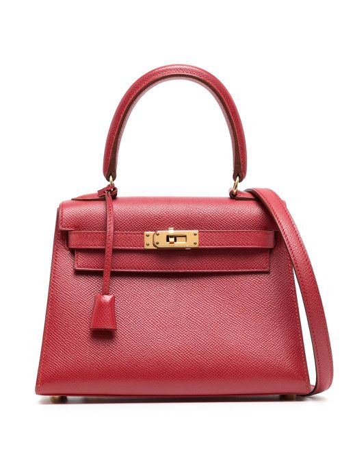 2011 pre-owned Kelly 20 two-way handbag - Red