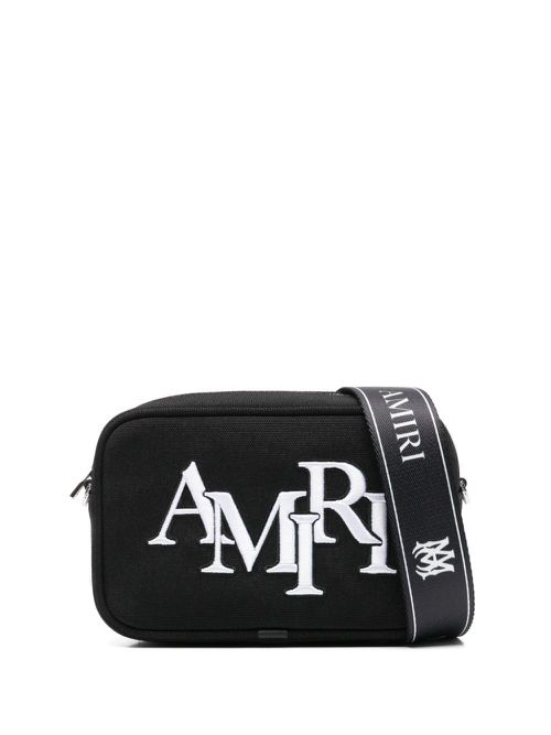 Staggered messenger bag - Black