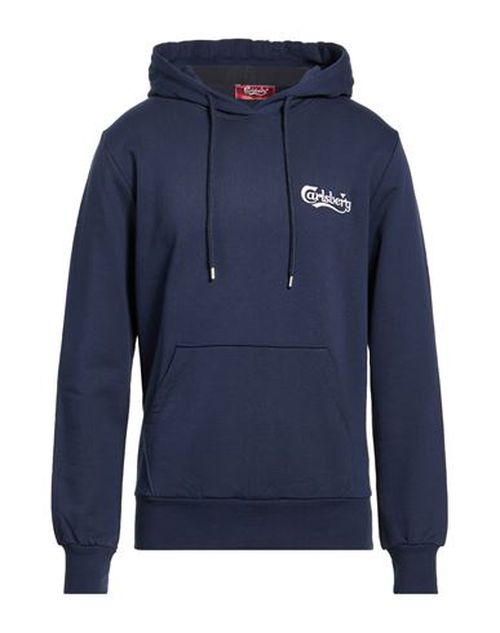 Man Sweatshirt Navy Size XL Cotton