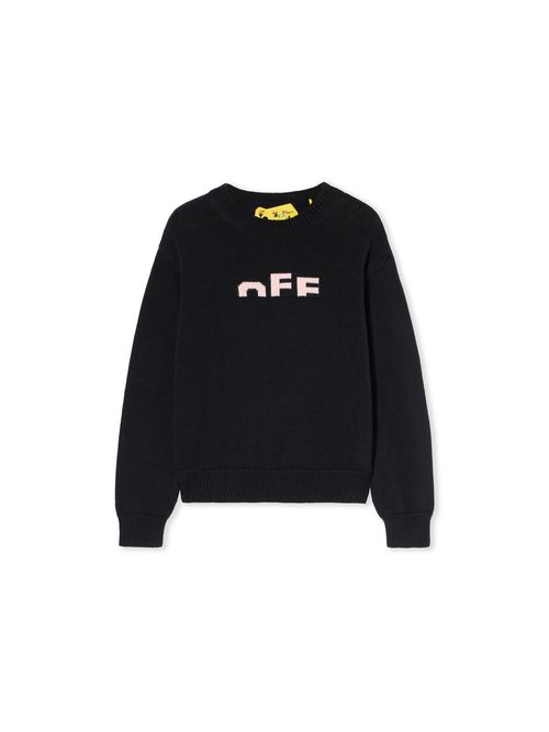 Type Logo Sweater - Kids Girl's Clothing Black