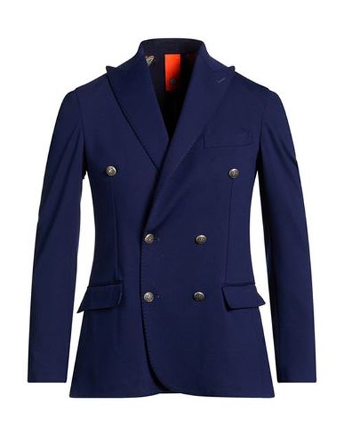 Man Blazer Blue Size 42 Viscose, Polyamide, Elastane
