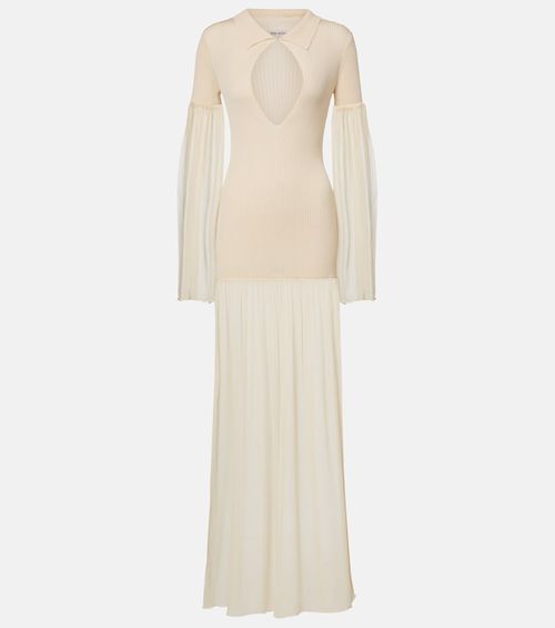 Calla cutout ribbed maxi dress