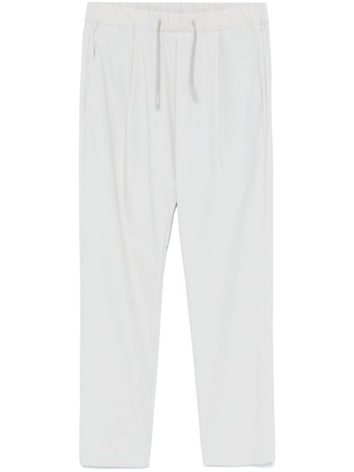 Tapered Track Joggers — White