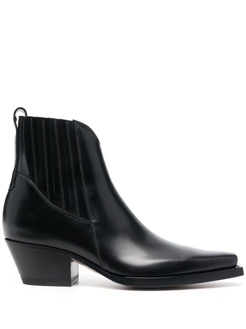 Cowboy ankle boots - Black