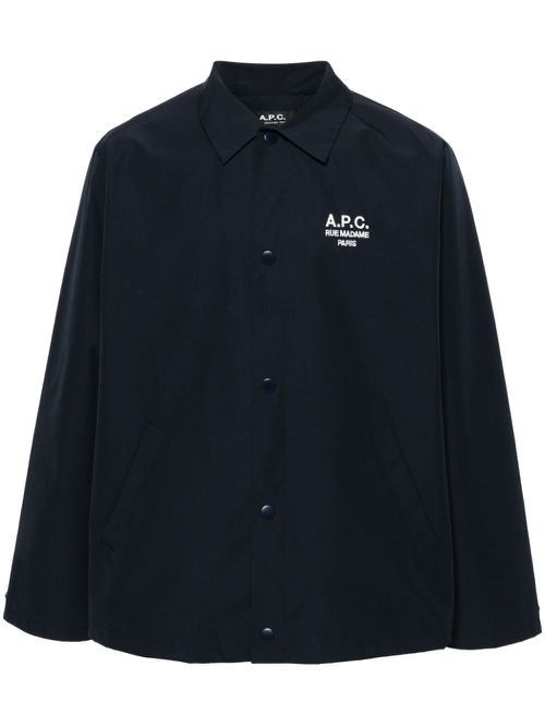 Regis shirt jacket - Blue
