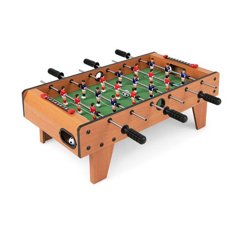 Wooden Table Football Set with Footballs for Adults and Kid