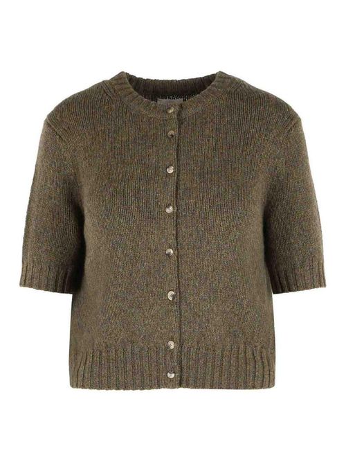 Nora' green cashmere cardigan