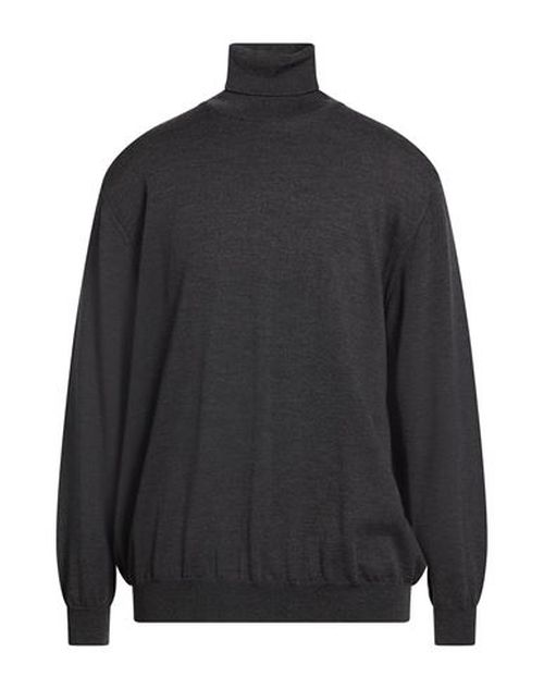 Man Turtleneck Charcoal Size 46 Virgin Wool