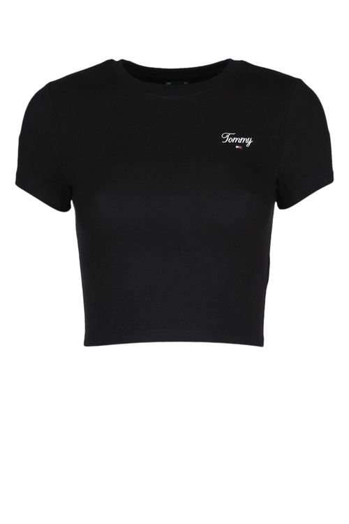 Logo-Embroidered T-Shirt — Black