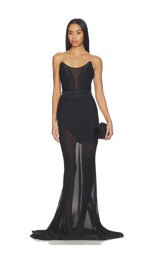 Zhivago We Cast Shadow Gown in Black. - 2 also , 4