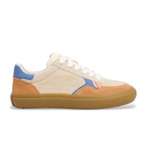 Pepe Jeans for woman. PLS31592 Leather trainers ravis City beige (40), Flat, Suede, Laces, Casual