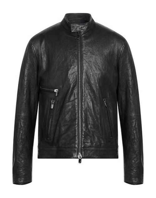 Jacob Cohёn Man Jacket Black Size 40 Sheepskin