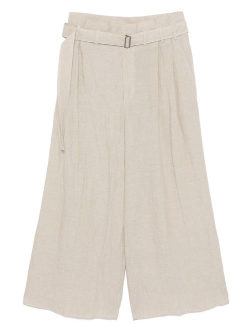 Forme D'expression belted wide-leg pants - Neutrals