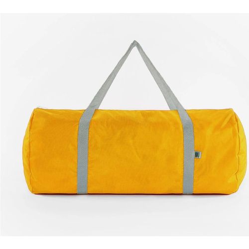 RNB540 - Nylon Pack Cloth Gym Bag - Gold/Silver / O