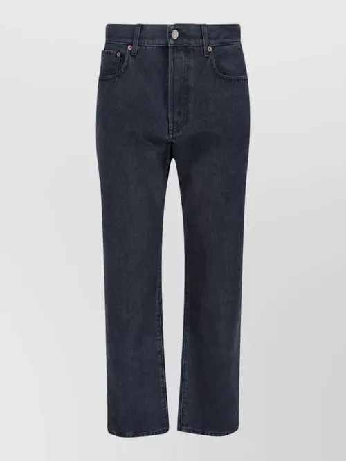 Valentino - straight trousers with pockets and belt loop