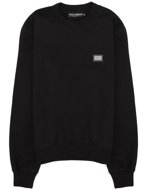 Sweatshirt With Logo Patch
