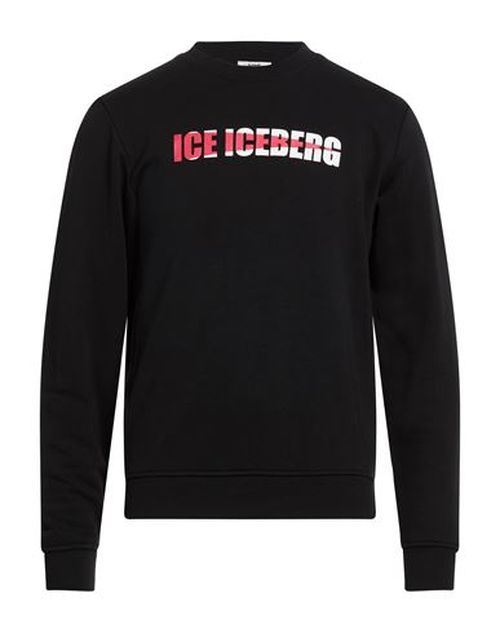 Man Sweatshirt Black Size S Cotton