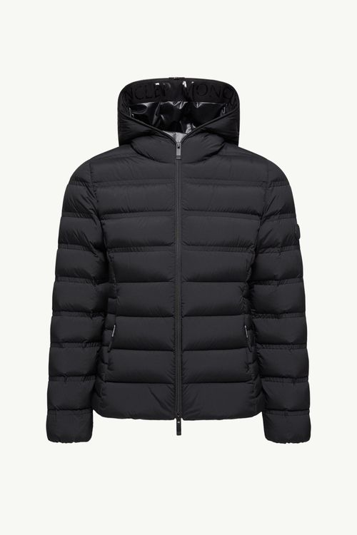 Made of Stretch Nylon Padded Hooded Jacket