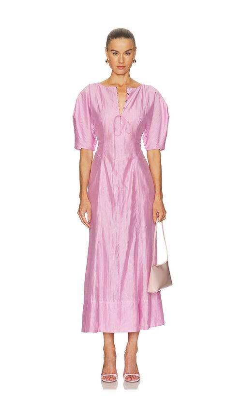 Camila Coelho Liora Midi Dress in Mauve. - L also in